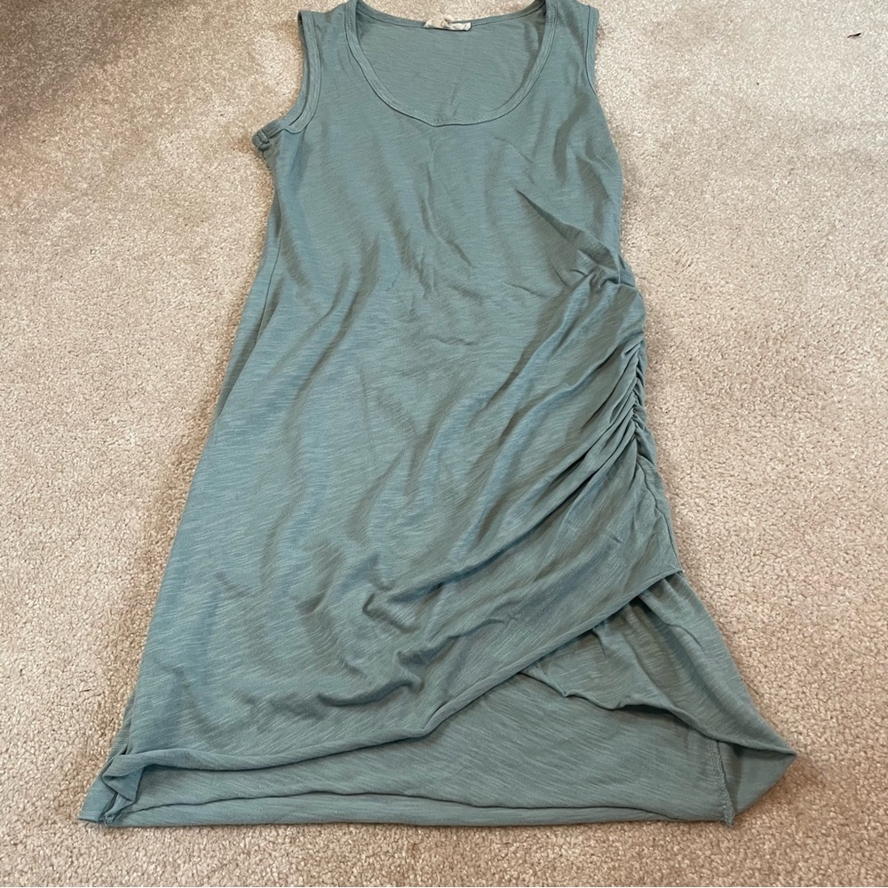 Wasabi + Mint Blue Dress with Elegant Design